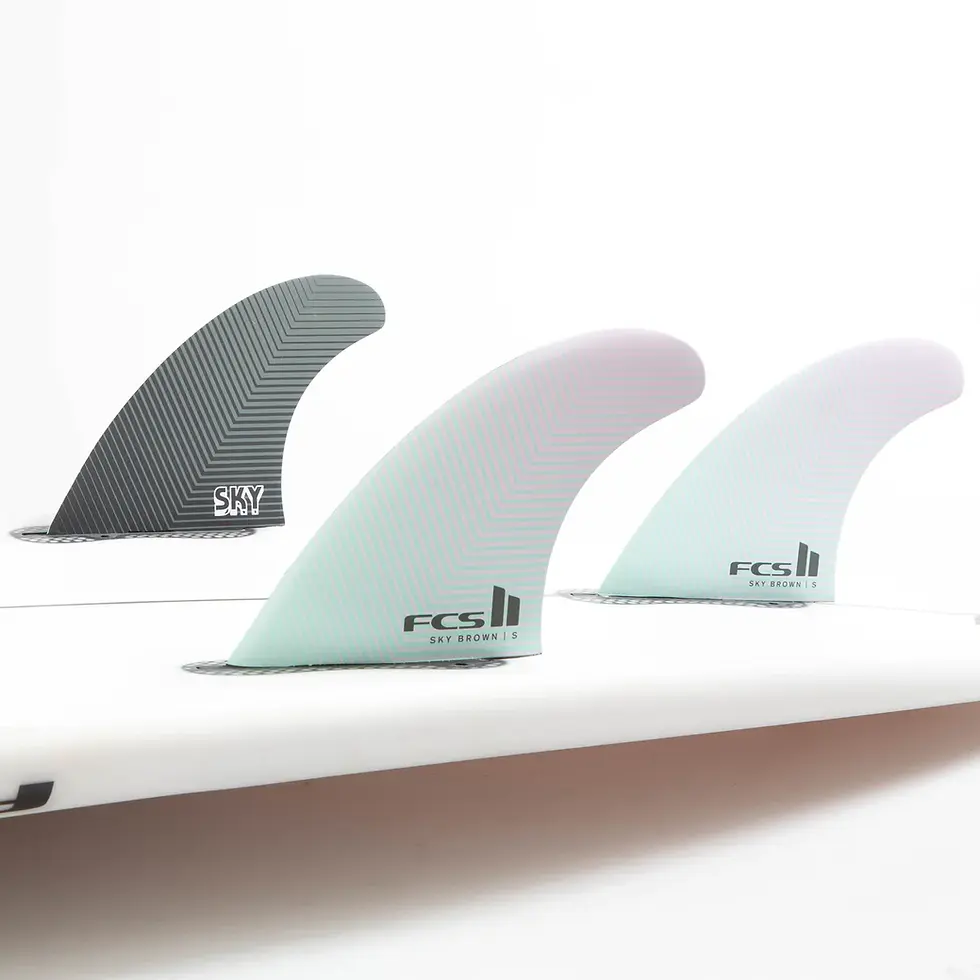 Thumbnail: FCS II SB Sky Brown Tri Fins