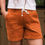 Thumbnail: Passenger Avian Organic Cord Short - Sunset Orange
