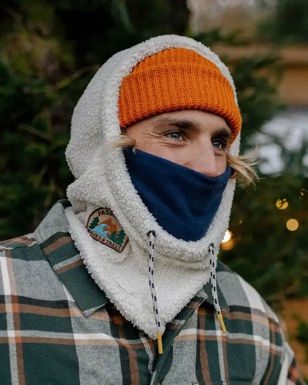 Thumbnail: Passenger Snowdrift Recycled Fleece Hood - Birch