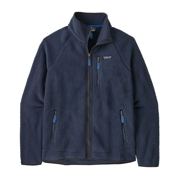 Patagonia Men's Retro Pile Fleece Jacket - New Navy W/Sunken Blue