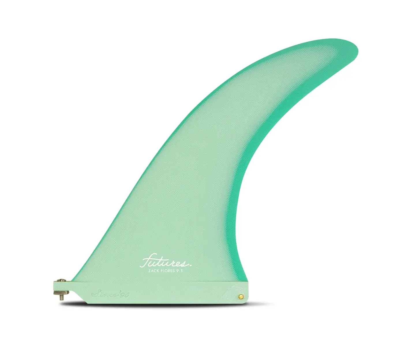 Futures. Zack Flores Single Fin 9.5" - Mint