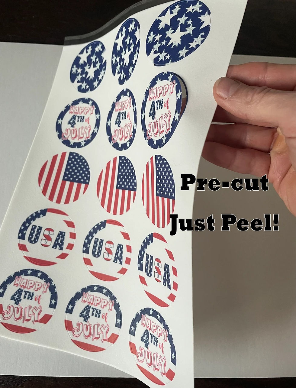 Thumbnail: Fourth of July cupcake or oreo cookie toppers