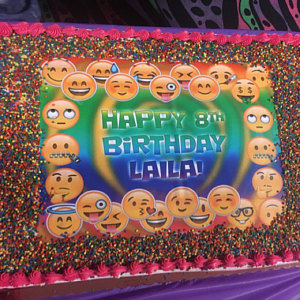 Thumbnail: Emoji Edible topper for cakes or cupcakes
