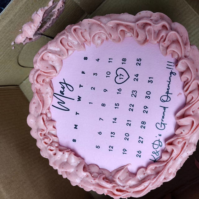 Thumbnail: 2026 Calendar Round shaped edible cake toppers. Burnable Wafer or Frosting paper