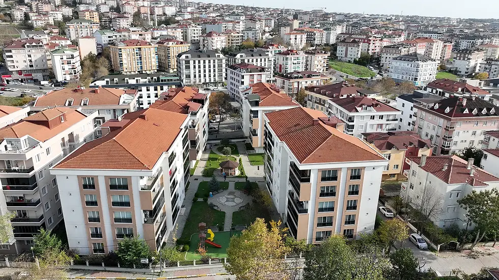 Beylikdüzü'nde modern apartman binası