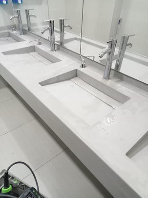 akrilik ıslak hacim tezgahı