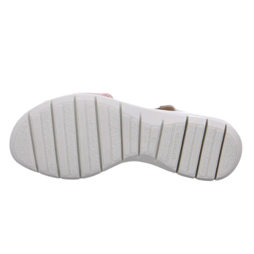 Thumbnail: White Velcro Sandal with leaf print