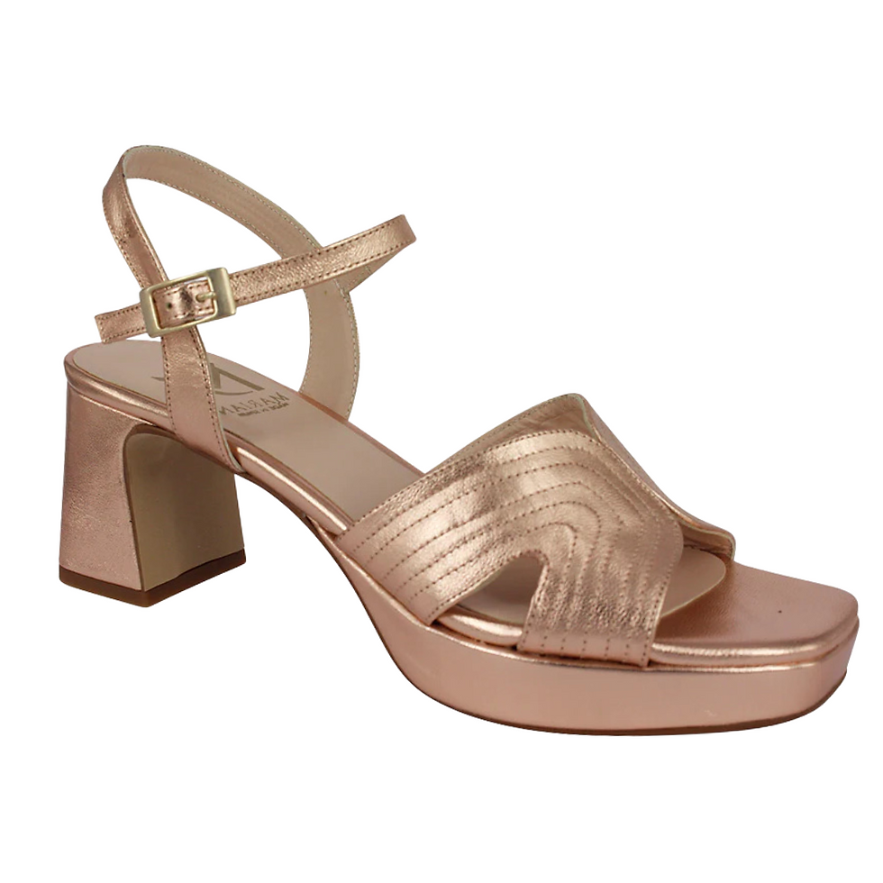 ROSE GOLD PLATFORM HEEL