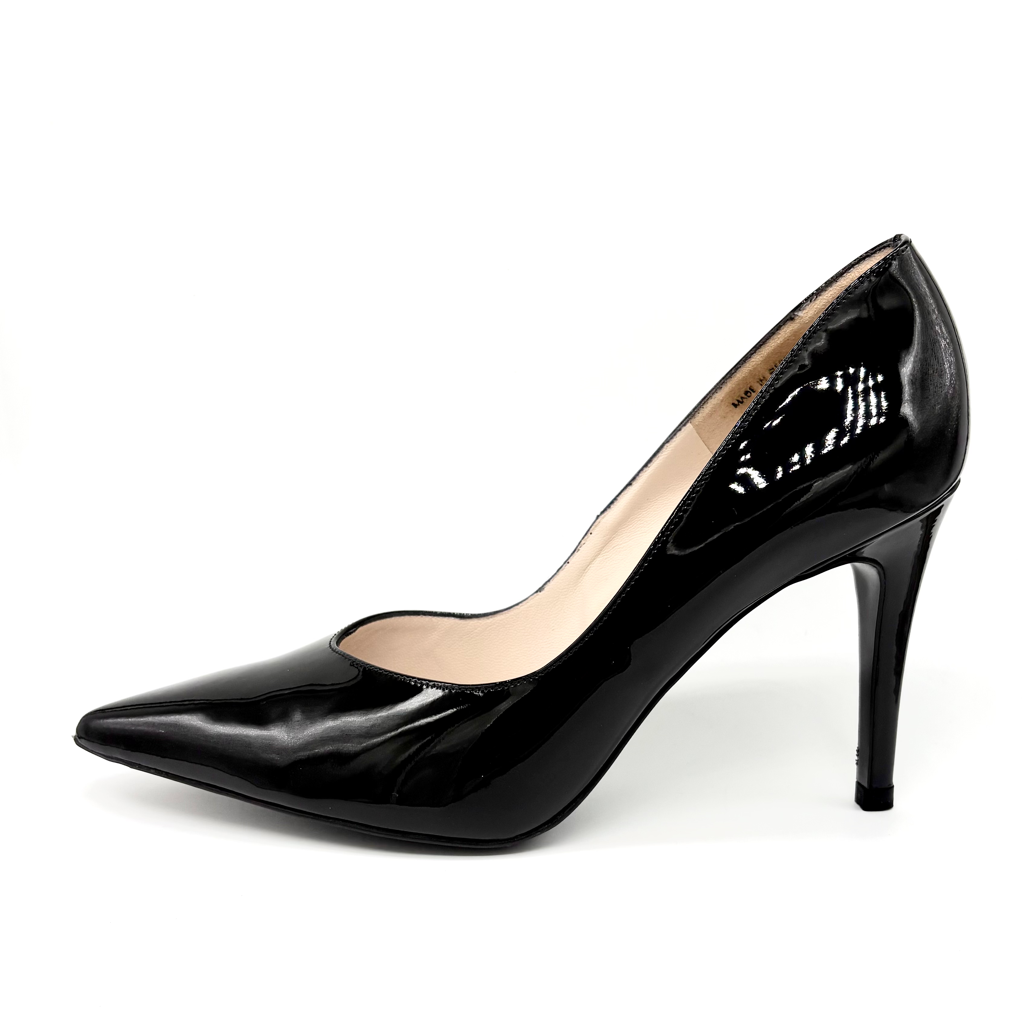 Dione Black Patent Heel – Peter Kaiser (PK), leather, stiletto, pointed toe