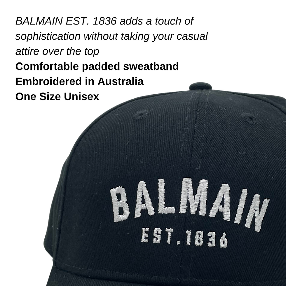 BALMAIN BASEBALL CAPS EST.1836