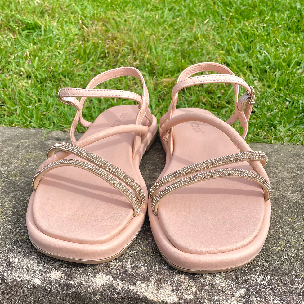 Thumbnail: Pink Sandal with Bling Straps