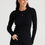 Thumbnail: Black long sleeve top - decorative keyhole Brave & True $79