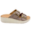 Thumbnail: Cabello Comfort Slide side view with buckles and padded footbed