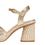 Thumbnail: GAIMO heels gold. Maurice of Balmain Shoes Sydney. cordelia, fashion, weave, block, sandal