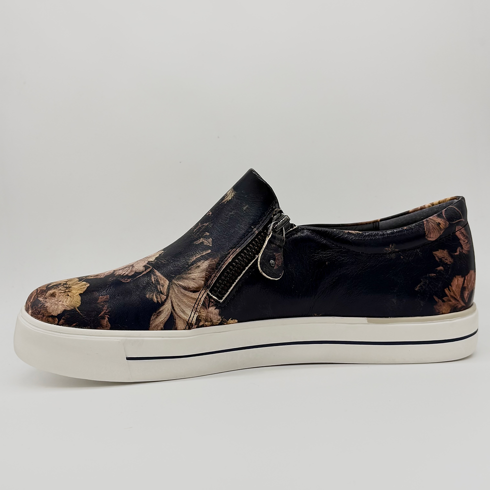 Thumbnail: ZIERA Ambera Floral Shoe - Size 41, leather, lightweight