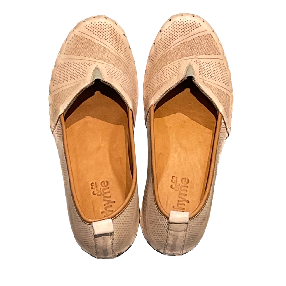 Thumbnail: Thyme and Co Toosh Blush Flat - Size 40