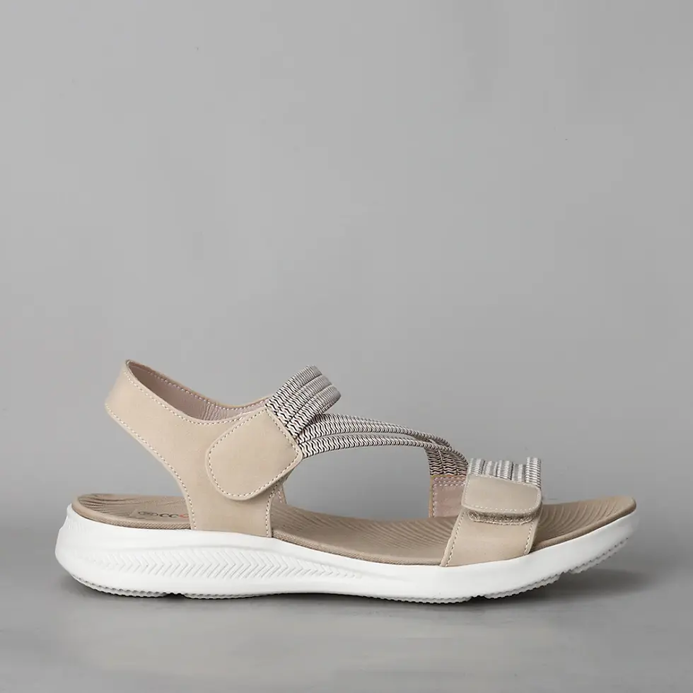 Thumbnail: CC Resorts Florrie Apricot Multi Sandal, velcro, soft, lightweight