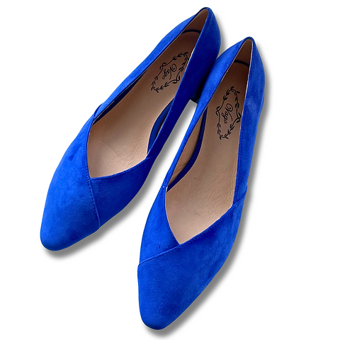 Pointy Royal Blue Suede Shoes Royal Blue Suede Electric Blue Shoes