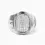 Thumbnail: Luv Aj Pavé Oval Silver Ring, sterling silver, stainless steel, size 7, size 8, bold