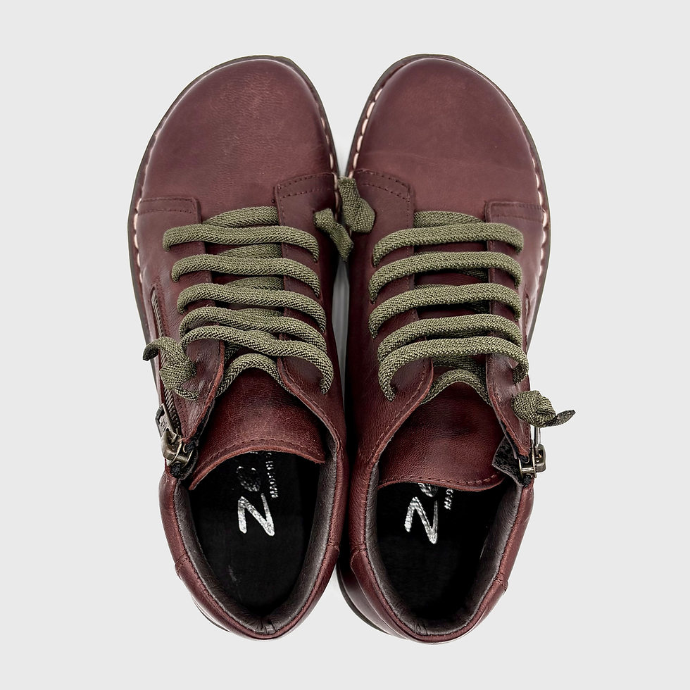 Thumbnail: ZETA Madge Incobuck Vino Red Leather Boot