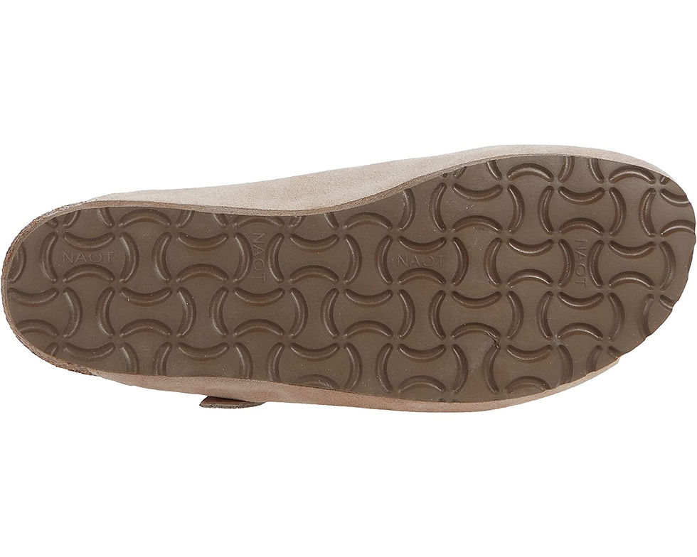 Thumbnail: NAOT beige suede Boston clog