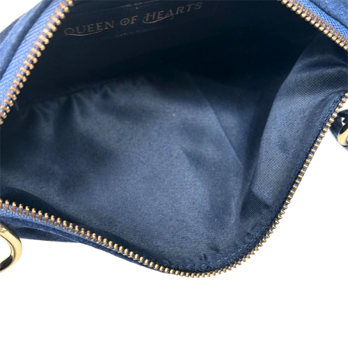 Thumbnail: Navy Suede Bag Interior