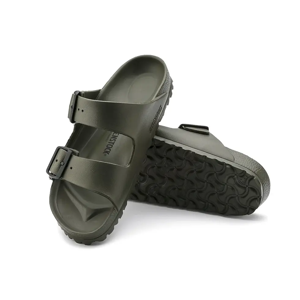 Thumbnail: Birkenstock Arizona EVA Khaki, narrow, large, waterproof, plastic