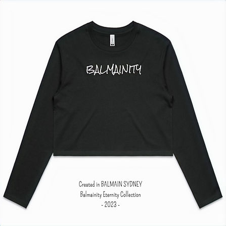 BALMAINITY CROPPED TEE