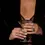 Thumbnail: LUV AJ Art Deco Silver Ring - Size 8