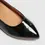 Thumbnail: FRANKIE4 Poppy Black Patent slip on ballet flat