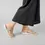 Thumbnail: Florrie Apricot Sandal, cc resorts, nude, velcro, comfort, elastic, walking