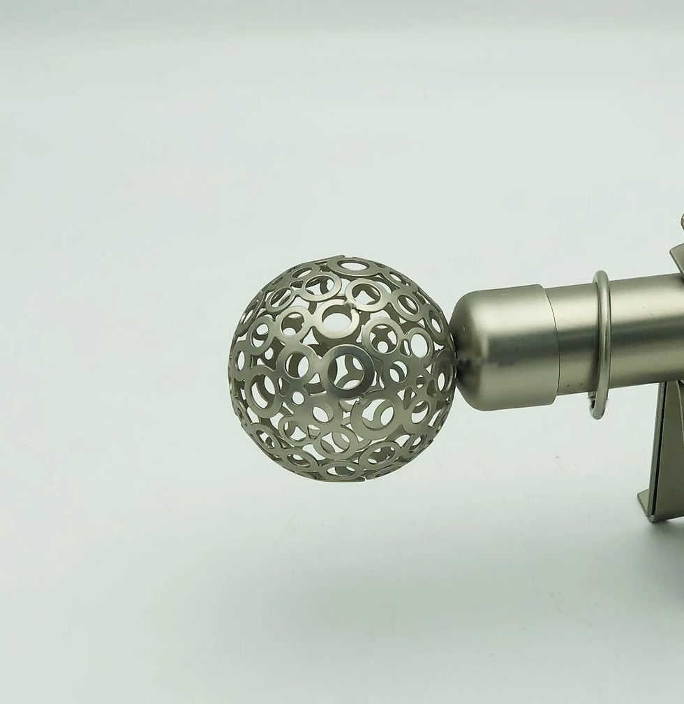 Thumbnail: Cartela single Curtain Rod set for Windows
