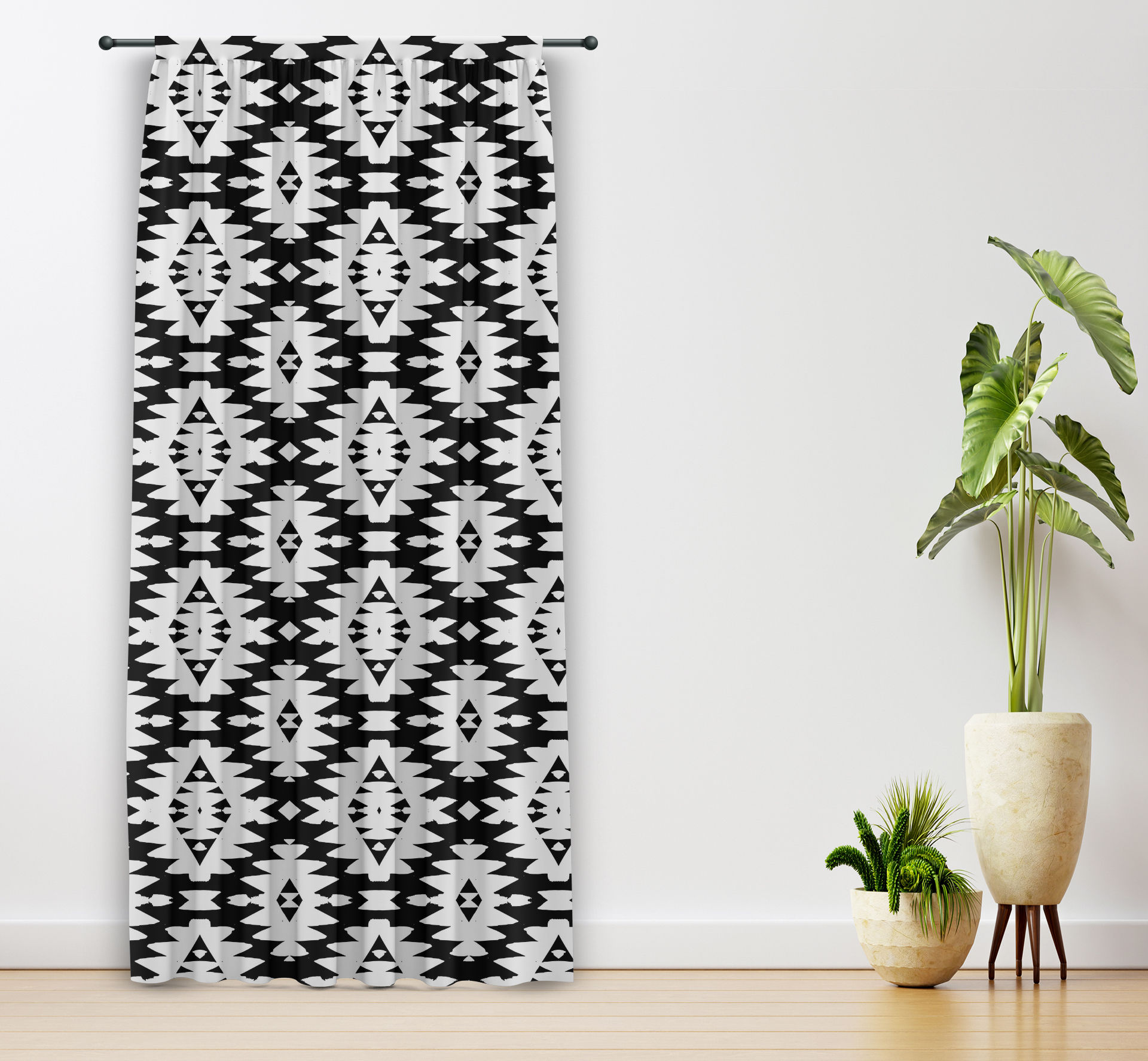 Living/Bed Room Curtain PR1664a (1 Panel 130W*260H)