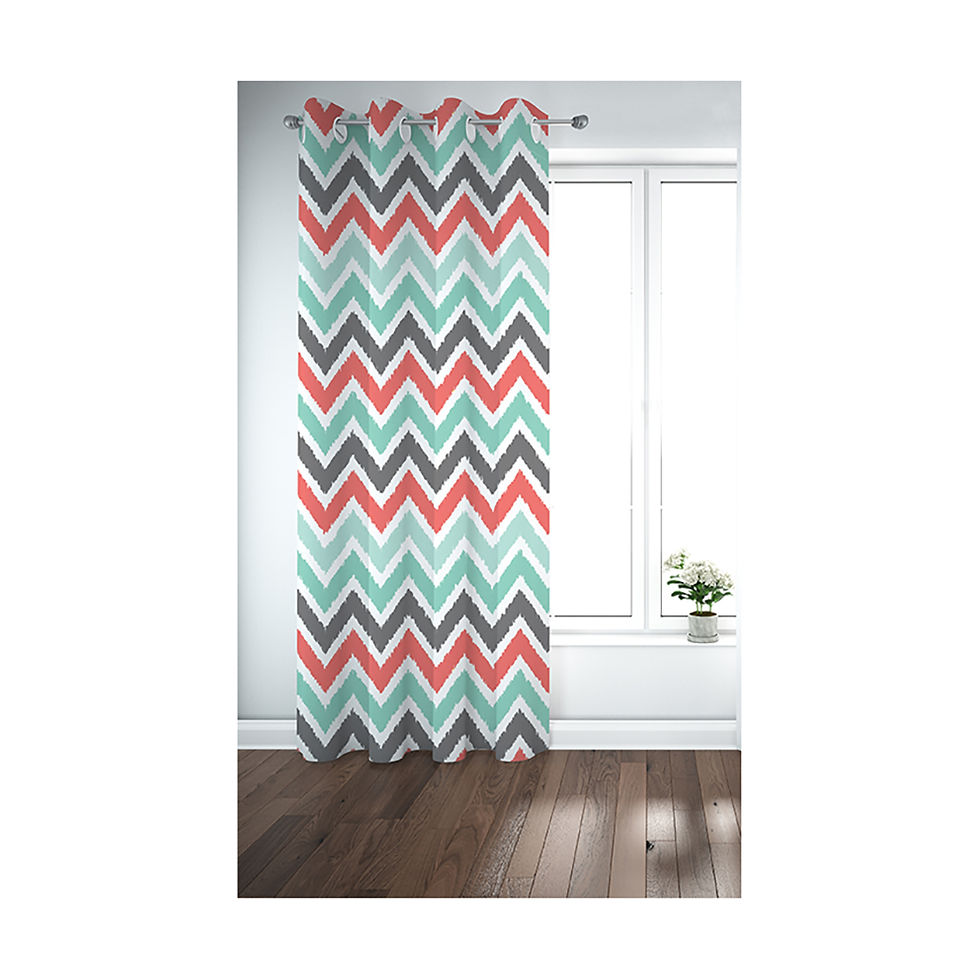 Thumbnail: Curtains for Living Room PR1402 (1 panel 130W*260H)