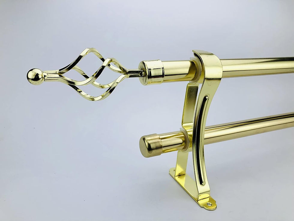 Thumbnail: Cartela Double Curtain Rod set for Windows