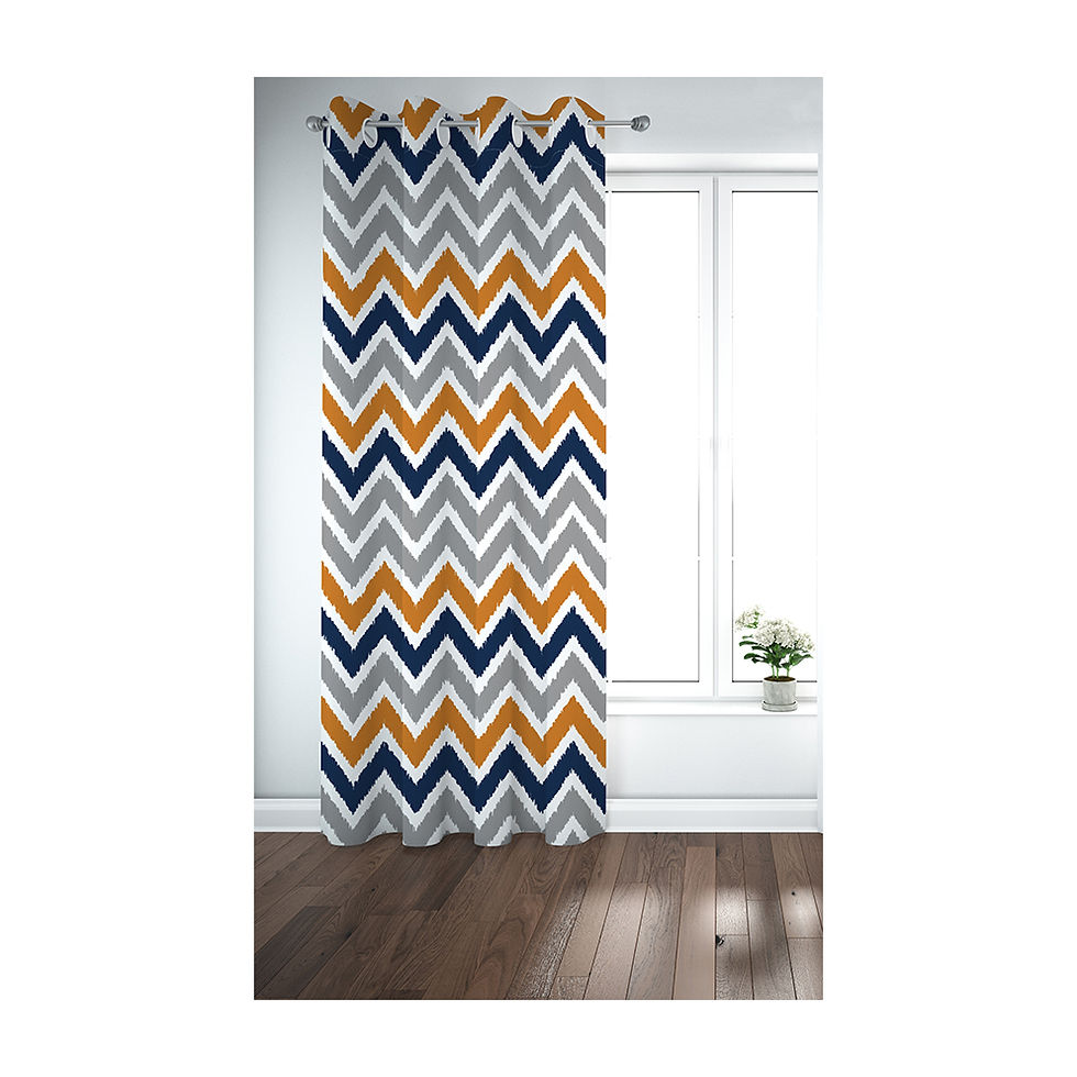 Thumbnail: Curtains for Living Room PR1402 (1 panel 130W*260H)
