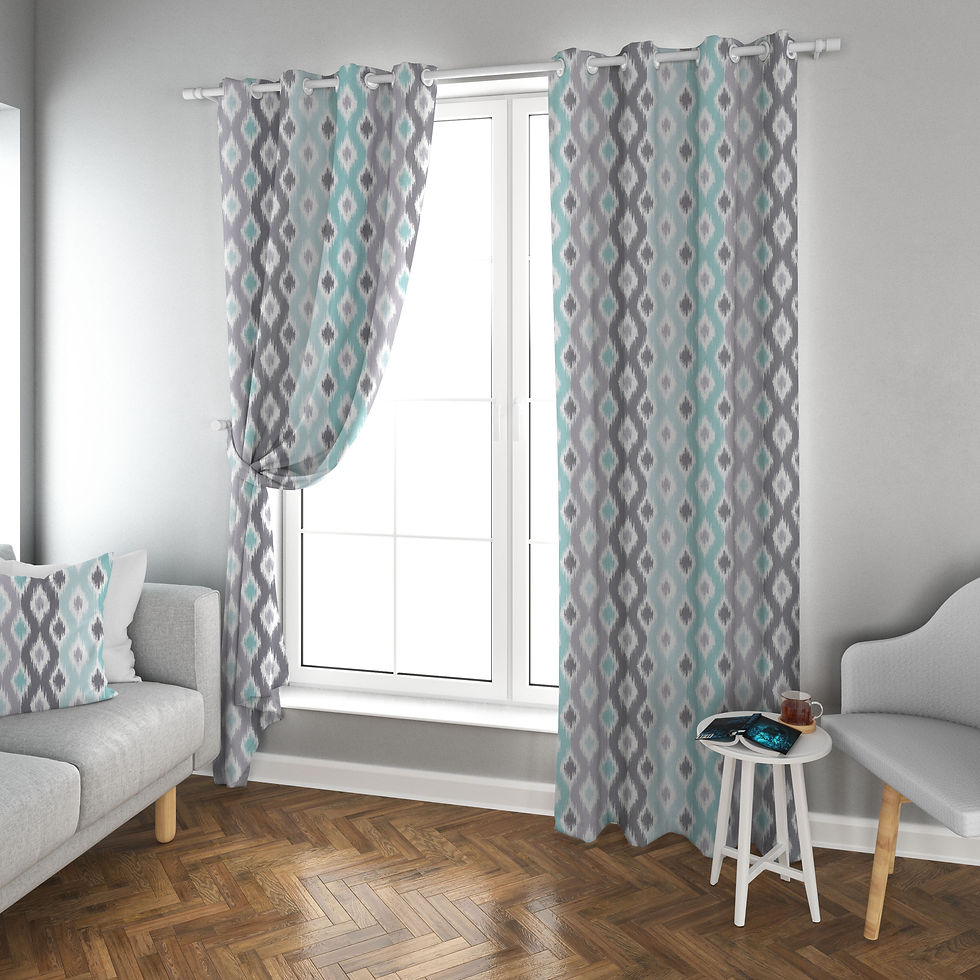 Thumbnail: Living/Bed Room Curtain PR1265 (1 panel 130W*260H)