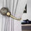 Thumbnail: Cartela Curtain Holdbacks, 2 pcs Curtains Holder Wall Mounted Drapery Ti