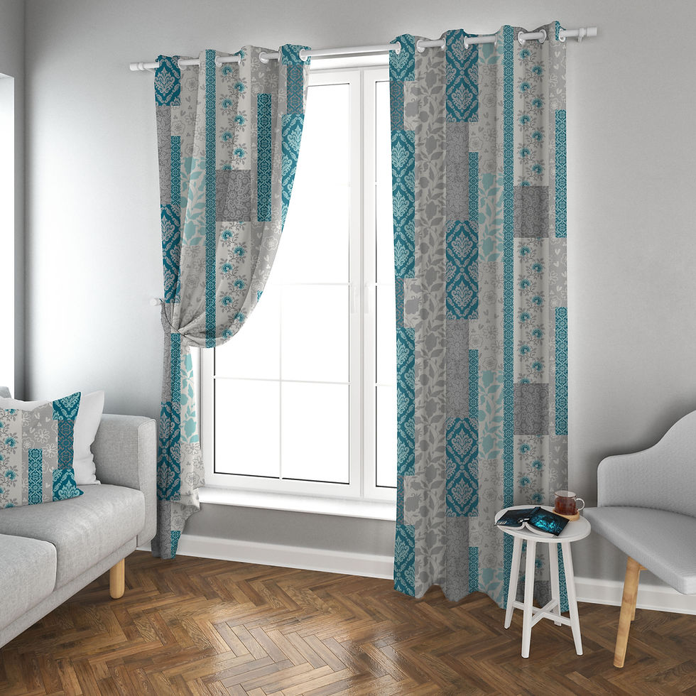 Thumbnail: Living/Bed Room Curtain PR1253 (1 panel 130W*260H)