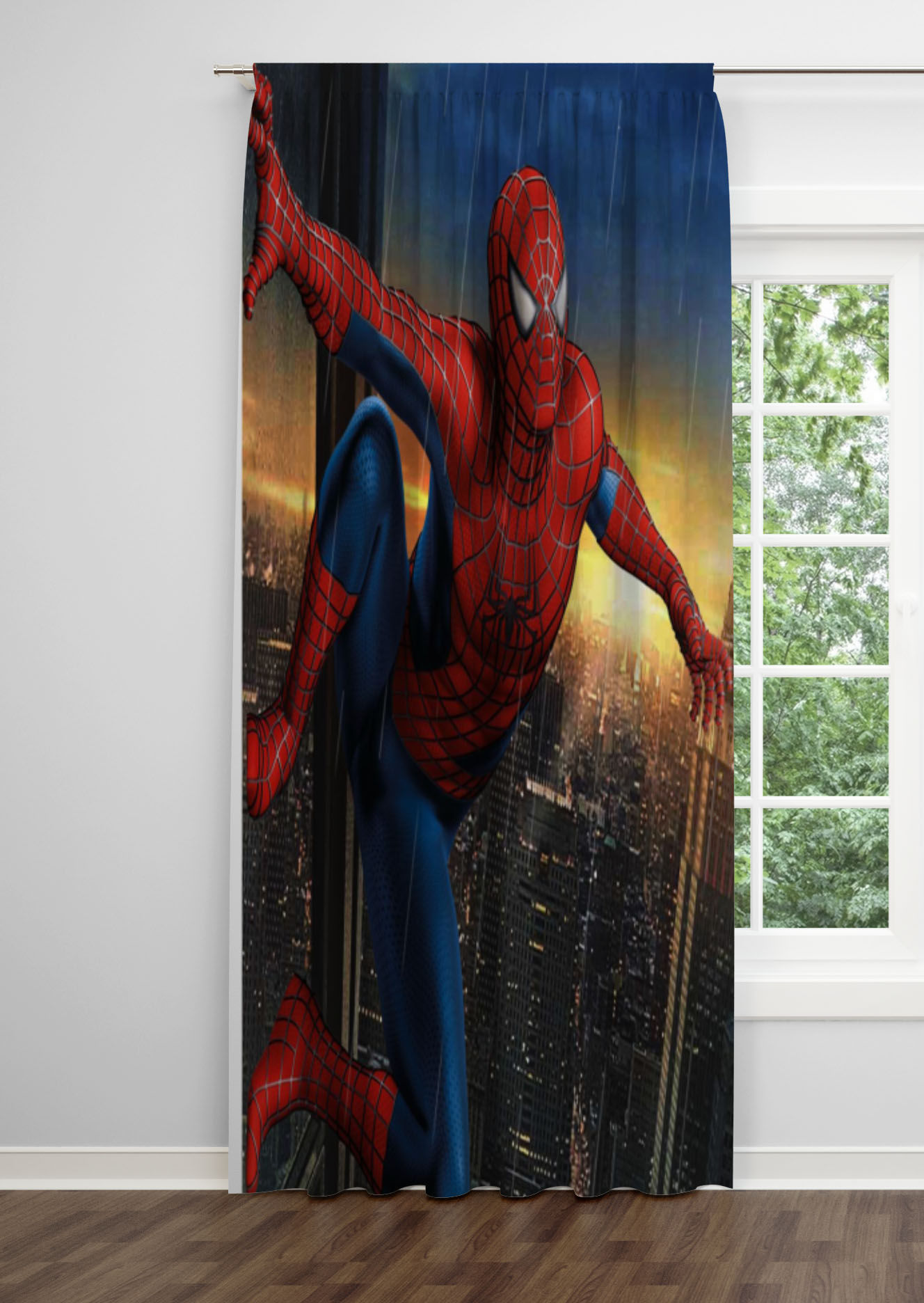 Spiderman PR1001C Curtain 1 Panel (130W*260H )