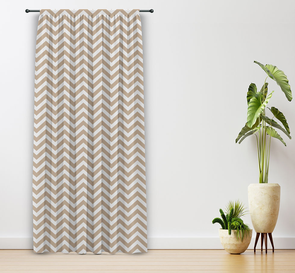 Thumbnail: Living/Bed Room Curtain PR1361a (1 Panel 130W*260H)