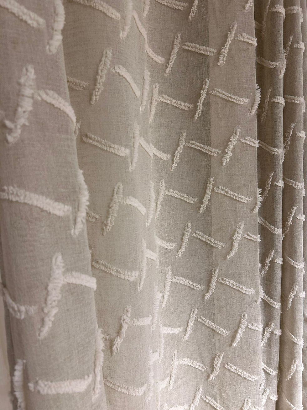 Thumbnail: Linen Sheer Curtain code 605  (1 Panel)