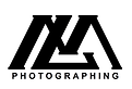 A minimalist black typography logo design against a dark background.
