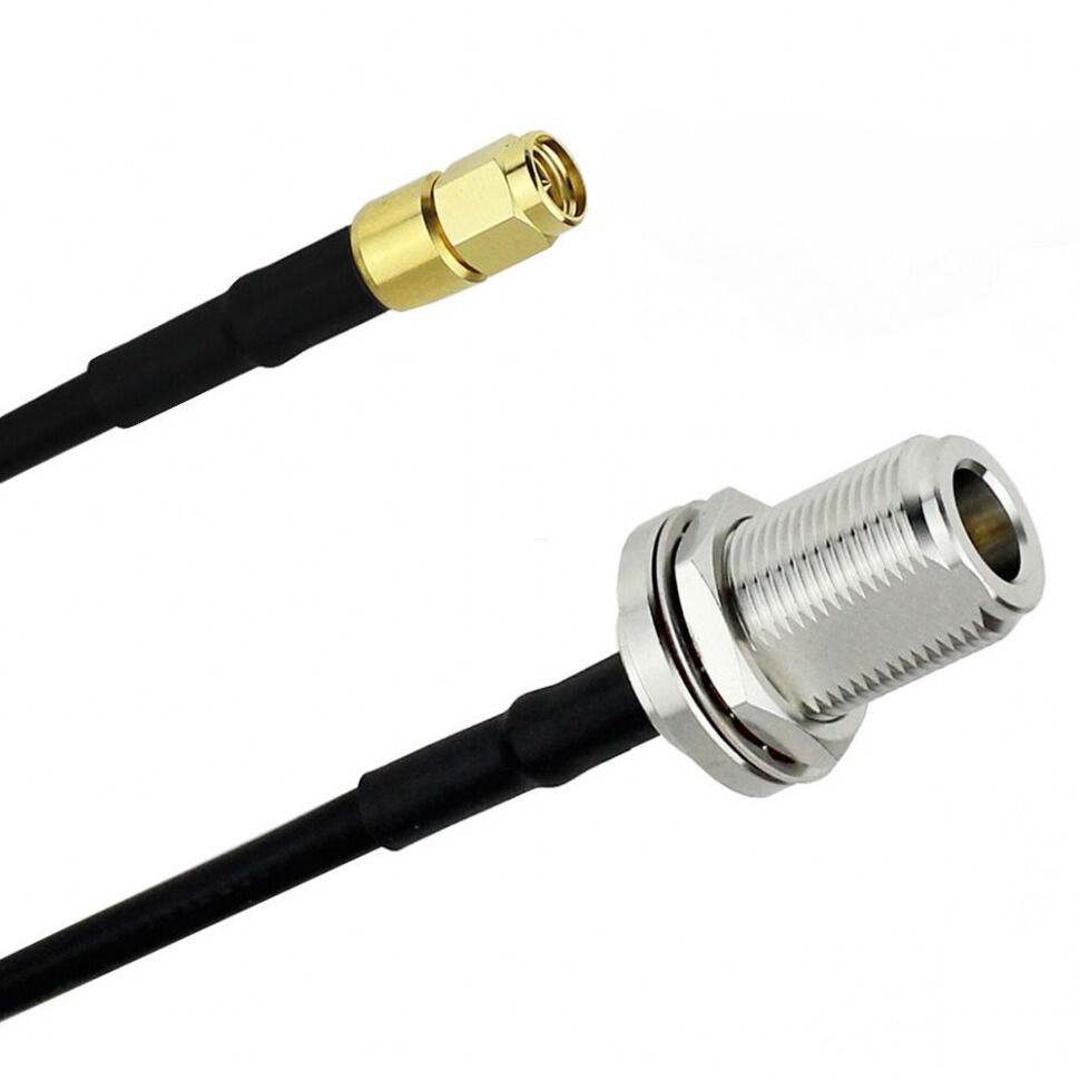 Cable Assembly, SMA Male to N Type Female LMR200