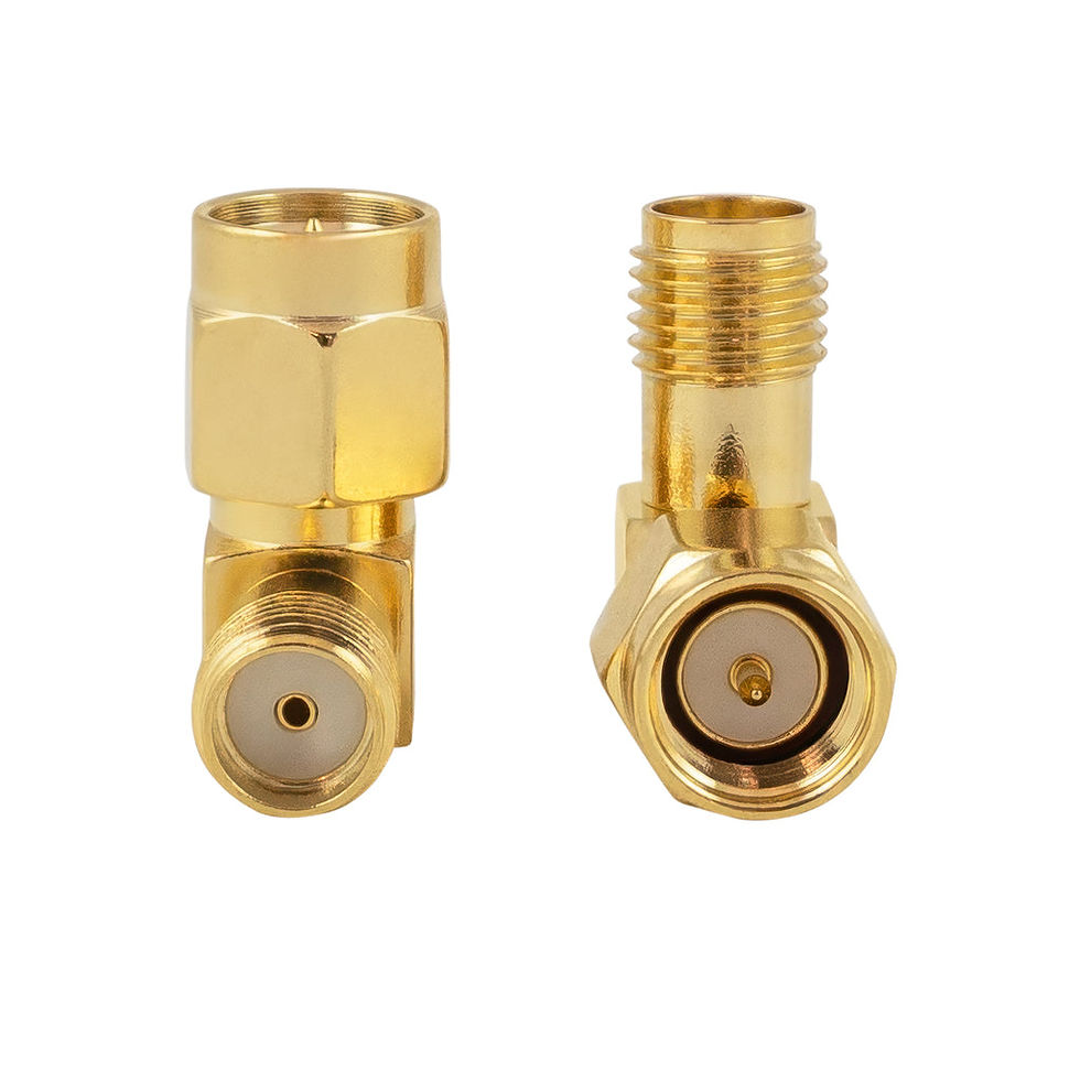 Adapter SMA Male Right Angle to SMA Female