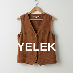 Combattente Kadın Müslin Yelek , Müslin Yelek Şortlu Takım , Müslin Yelekli Pantolon Takım