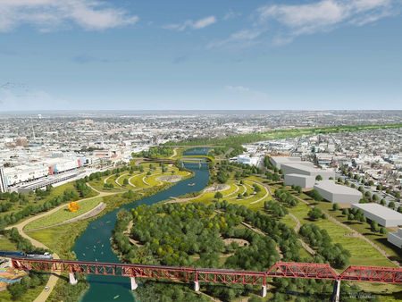 Overland Partners diseñará parque en la frontera de México y Estados Unidos, sobre el Río Grande