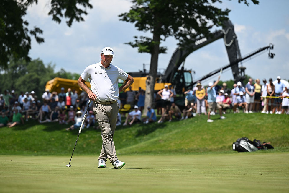 GOLF: Glover says shoe removal was not an AimPoint protest