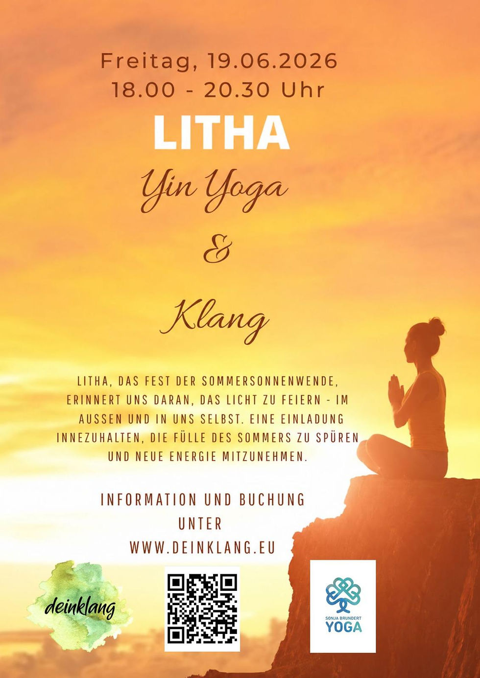 Litha Lichtfest: Yin Yoga und Soundbath