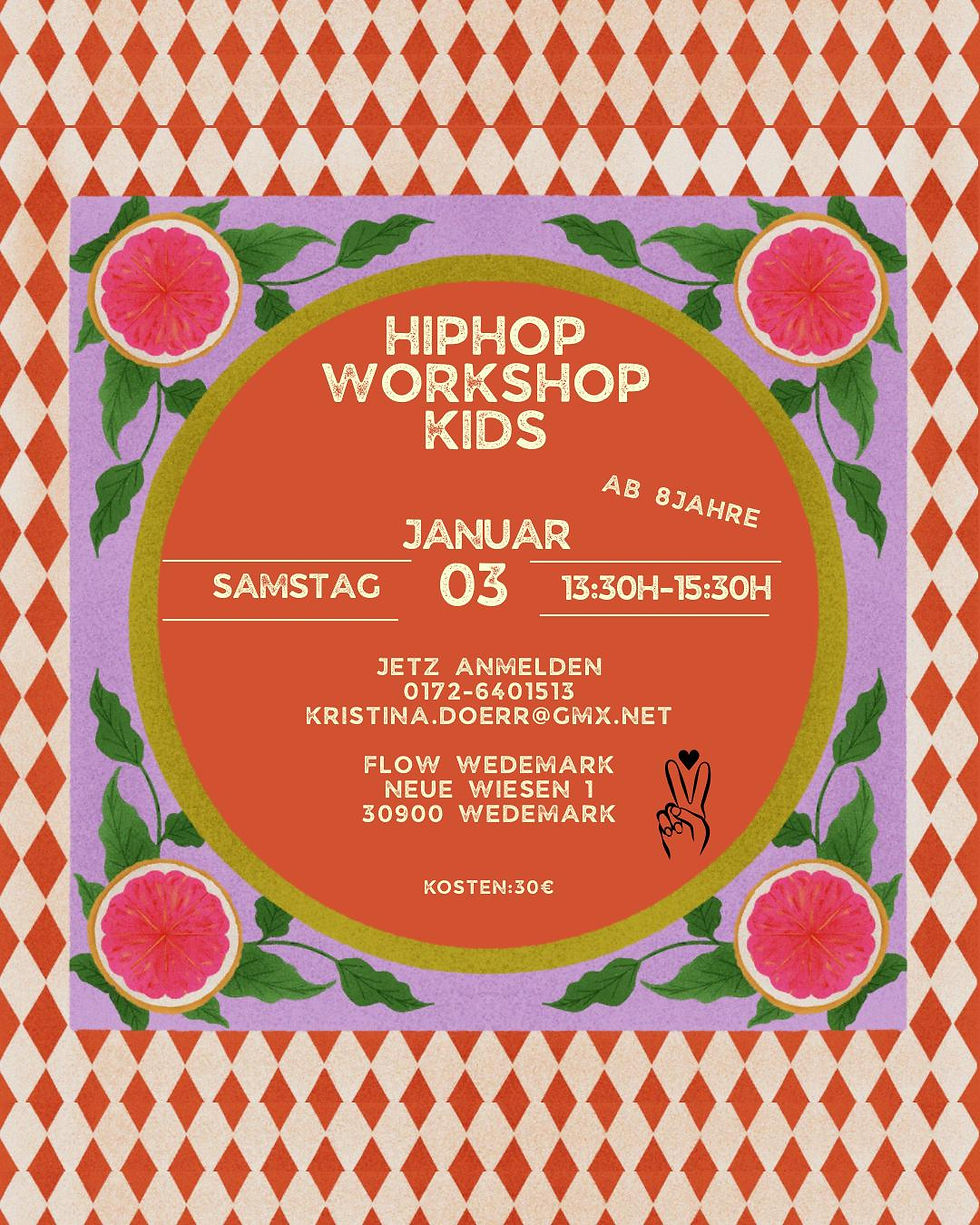 Hip Hop Workshops für Kids am 03.01.2026
